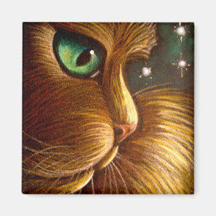 Aimant D'OR ROUGE de VACANCES de CAT PERSAN
