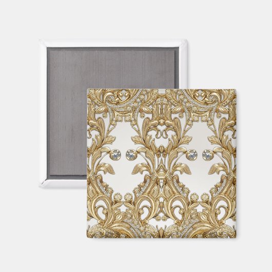 Aimant Doré Décoratif (Recto/Verso)
