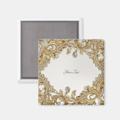 Aimant Doré Décoratif (Recto/Verso)