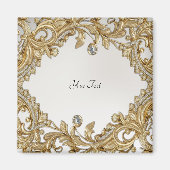 Aimant Doré Décoratif (Devant)