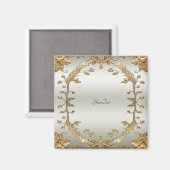 Aimant doré orné (Recto/Verso)