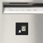 Aimant Dorian Gray's Cat Teeshirt From Skunkbear (In Situ (Lave-vaisselle))