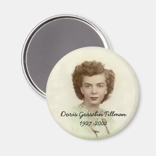 Aimant Doris Gosselin Tillman (Recto/Verso)