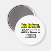 Aimant Dormez avec un coureur (Recto/Verso)