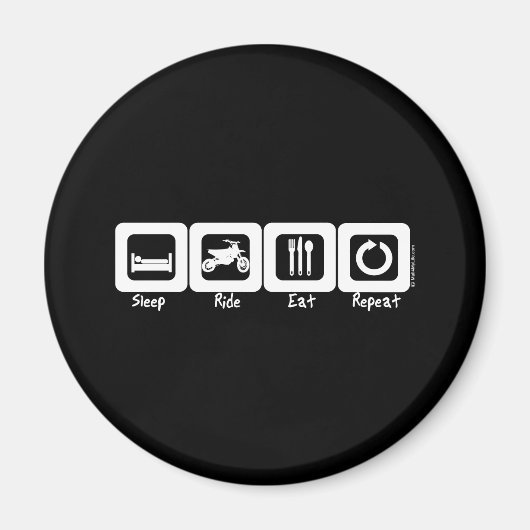 Aimant Dormir Manger Répéter (Devant)