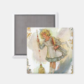 Aimant Dorothy Fait Les Ménages Vintage Oz (Recto/Verso)