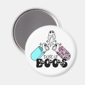 Aimant Dose de Boos Halloween Médicale (Recto/Verso)