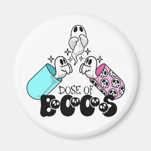 Aimant Dose de Boos Halloween Médicale