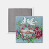 Aimant Doses et poignées de main Anniversaire (Recto/Verso)