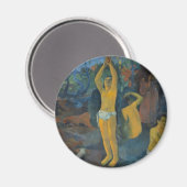 Aimant 'D'où venons-nous ?' - Paul Gauguin Button (Recto/Verso)