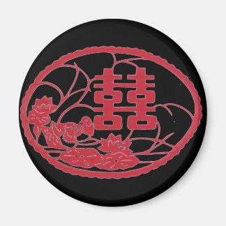 Aimant Double bonheur Arbre Canards