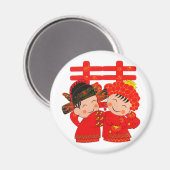 Aimant Double Eemoji du bonheur (Recto/Verso)