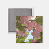 Aimant Double floraison cerisier III printemps fleuri (Recto/Verso)