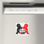 Aimant Double Odd Chèvre Chinoise Année Zodiac Anniversai (In Situ (Lave-vaisselle))