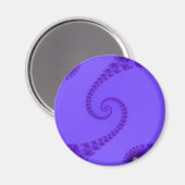Aimant Double Spirale Violet Bleu (Recto/Verso)