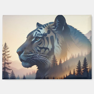 Aimant Double Tigre Exposition Nature animale Nature sauv
