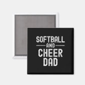 Aimant Douceur Et Acclamez Papa Cheerleading (Recto/Verso)