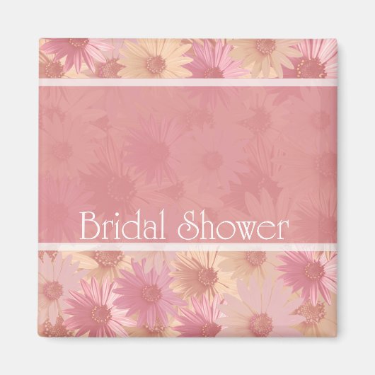 Aimant douches nuptiales rose (Devant)