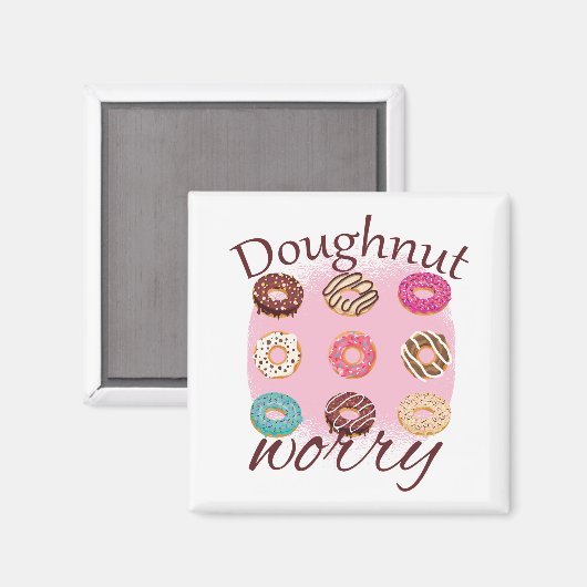 Aimant Doughnut Worry (Recto/Verso)