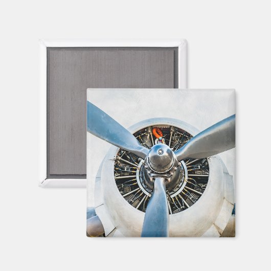 Aimant Douglas DC-3 Aircraft. Hélice (Recto/Verso)