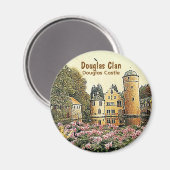 Aimant Douglas Scottish Clan's Douglas Castle (Recto/Verso)