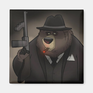Aimant d'ours de bandit