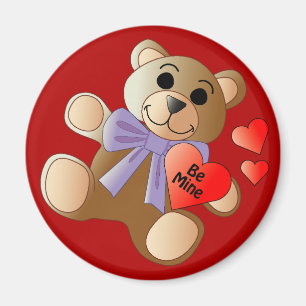 Aimant d'ours de nounours de Valentine
