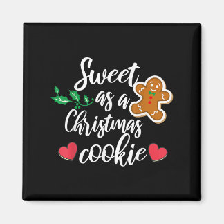 Aimant Doux comme un biscuit de Noël - Biscuit, Noël