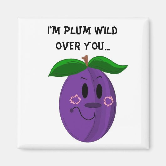 Aimant Doux dicton de prune (Devant)