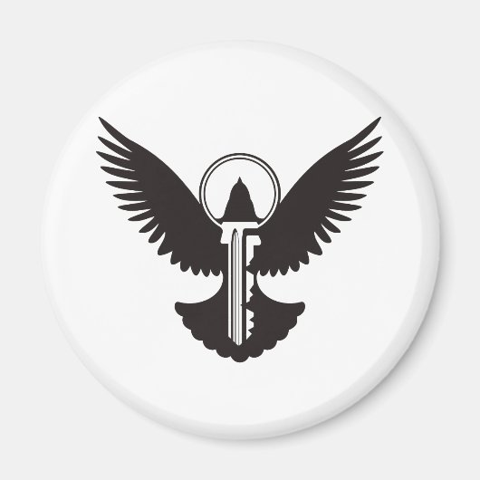 Aimant Dove avec clé (Devant)