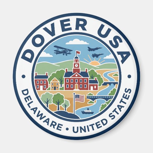 Aimant Dover, Delaware, États-Unis Delaware (Devant)