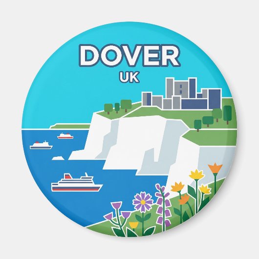Aimant Dover Royaume-Uni (Devant)
