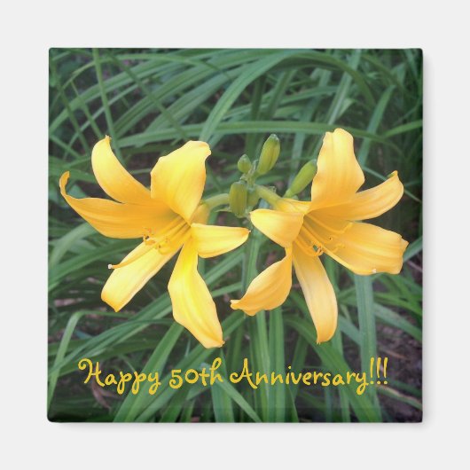 Aimant Downey "DAYLILY" Gold Duo — (Devant)