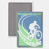 Aimant Downhill Mountainbike MTB Mountain VTT (Recto/Verso)