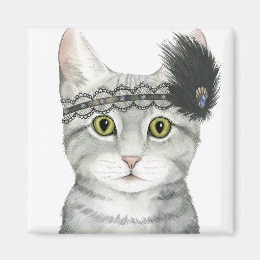 Aimant Downton Cat | Bejewted With Lace (Devant)