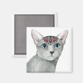 Aimant Downton Cat | Bijoux (Recto/Verso)