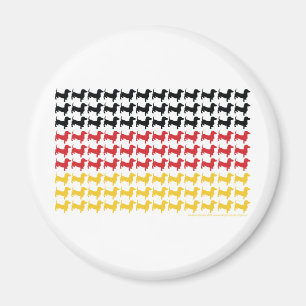 AIMANT DOXIE-ALLEMAND-DRAPEAU