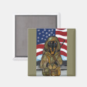Aimant Doxie Soldier (Recto/Verso)