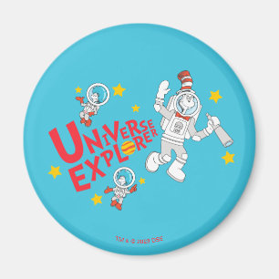 Aimant Dr Seuss   Chat dans l'Explorateur d'univers Casqu