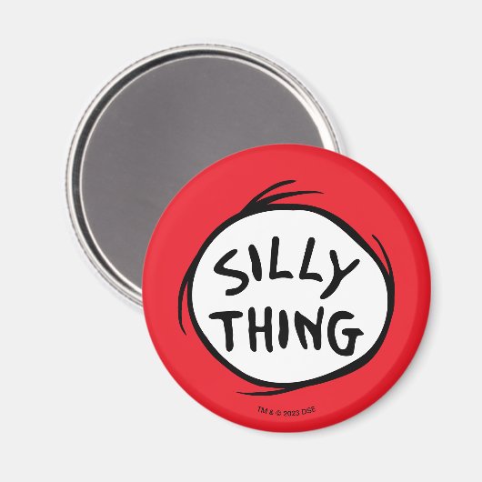 Aimant Dr Seuss | Chose 1 Chose 2 - Chose stupide (Recto/Verso)