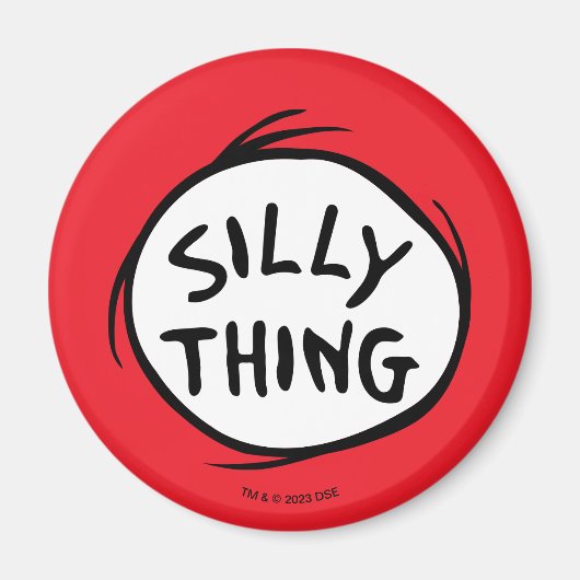 Aimant Dr Seuss | Chose 1 Chose 2 - Chose stupide (Devant)