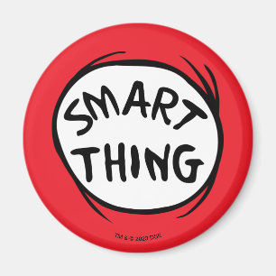 Aimant Dr Seuss   Chose Une Deux - Chose Intelligente