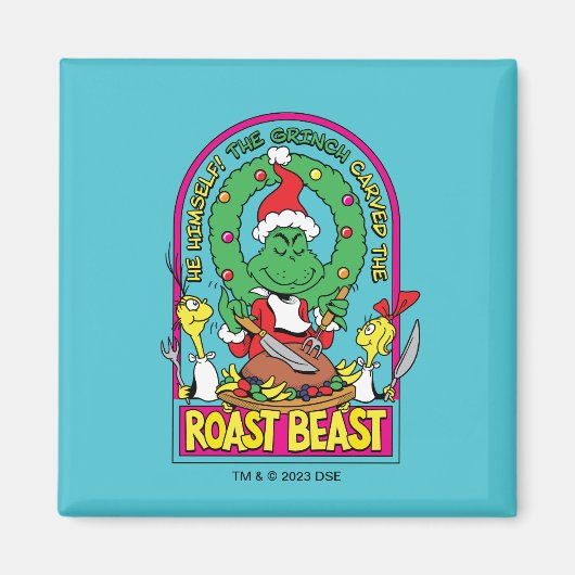Aimant Dr. Seuss | Graphique de Bête Rôtie (Devant)
