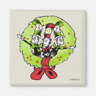 Aimant Dr Seuss Grinch Joie de Noël à Who-ville