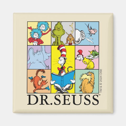 Aimant Dr. Seuss | Histoires Graphiques (Devant)