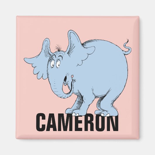 Aimant Dr. Seuss | Horton Entend Qui (Devant)