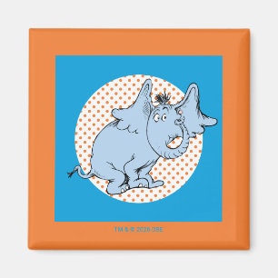 Aimant Dr. Seuss Horton Entend Un Qui Points Orange