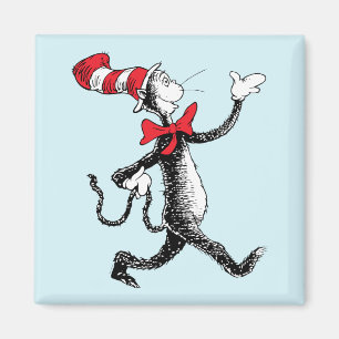 Aimant Dr. Seuss   Le Chat Chapeauté défile