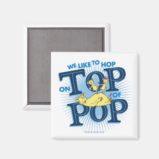 Aimant Dr Seuss | Nous Aimons Passer Au-Dessus De La Pop (Recto/Verso)