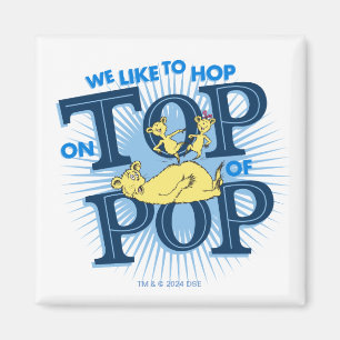 Aimant Dr. Seuss Nous aimons sauter sur Pop